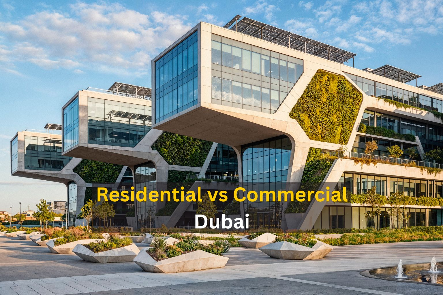 Off-Plan Commercial vs Residential Properties in Dubai