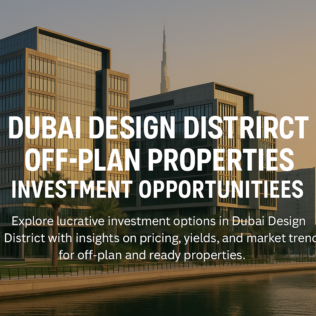 Dubai Design District Off-Plan Properties Investment Opportunities
