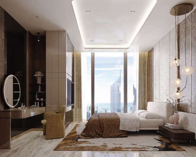 Modern 2BR apartment at Burj Azizi