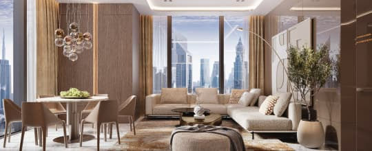 Modern 2BR apartment at Burj Azizi
